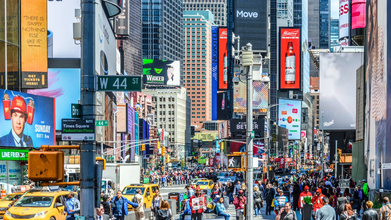 New York's Times Square.